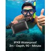 Henrycares Pack of 2 Waterproof Bag Bum Bag Swimming, IPX8
