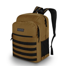 Wrangler Tradesman Backpack, Water Resistant Casual Daypack for Travel Work School, Unisex Laptop Backpack with Notebook Sleeve