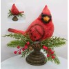 Cardinal Red Bird Holiday 8" Figurine