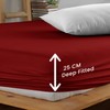 NAFAY LIVING Fitted sheet-Plain Dyed Ultra Soft Microfiber Bedding Sheet