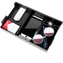 Unbranded For Toyota Tundra 14-21 Center Console Armrest Storage Box Organizer Insert Tray