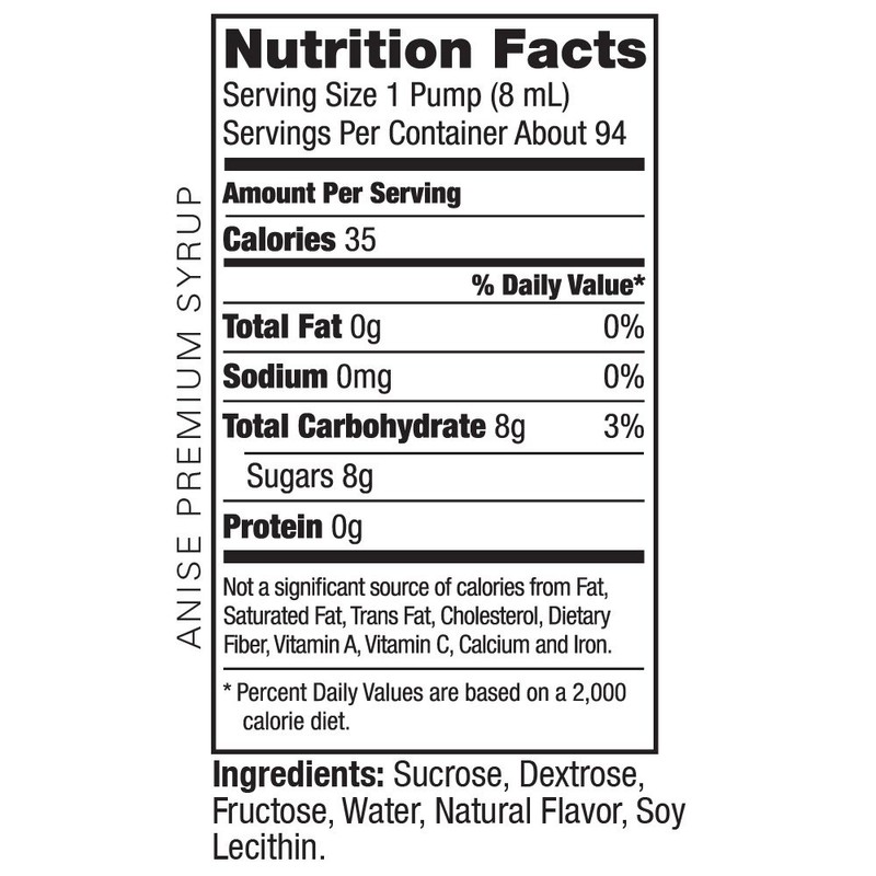 Amoretti Premium Syrup, Anise, 25.4 Ounce (Pack of 12)