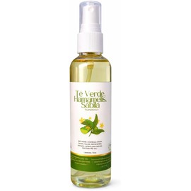 Tónico Facial Té Verde, Hamamelis, Sábila 125ml, Anti-acné, Calmante, Refrescante, Antioxidante.