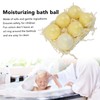 6pcs Bath Salt Ball Moisturizing Colorful Kid Friendly Mild Lemon