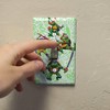 TMNT Mutant Mayhem Group Shot Plastic Wall Decor Toggle Light