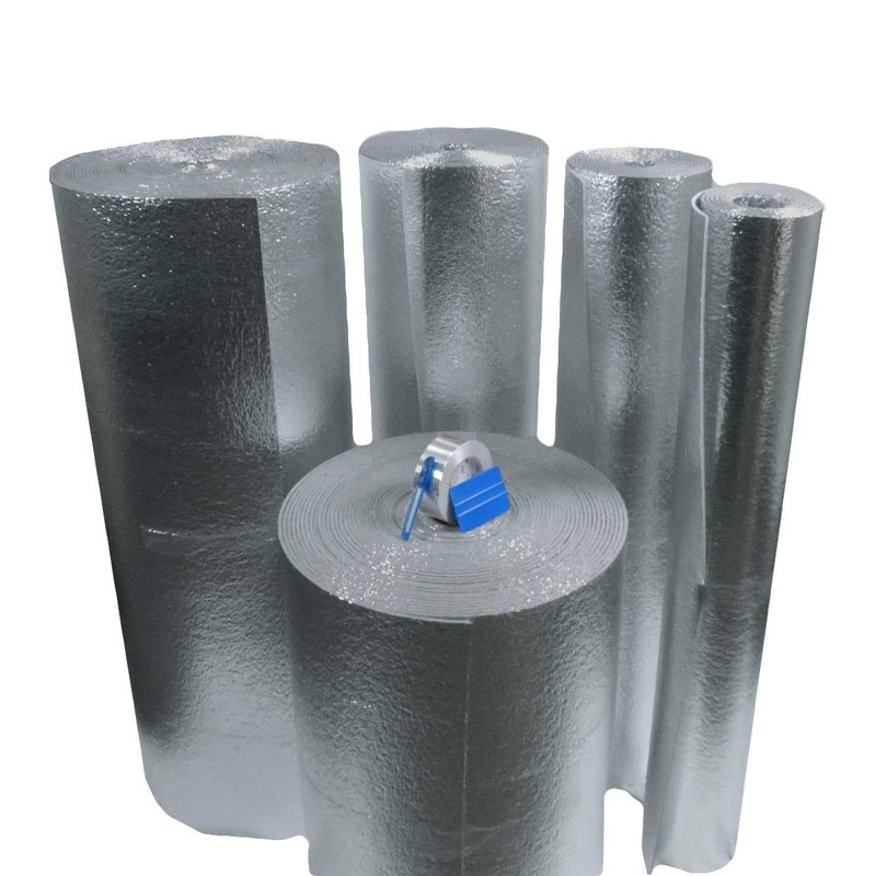 6 x 25 Reflective Foam Core Insulation HVAC Faucet Pipe