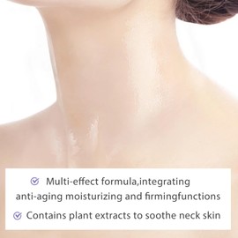 Hppsctink 2 x Neck Cream, Firming Cream for the Neck, Moisturising Neck Cream, Moisturising Treatment to Reduce Wrinkles, 2 x 50 g, Neck Cream