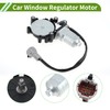 HOPESPANNER Front Left Driver Side Power Window Regulator Lift Motor