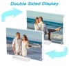 laapee 5 Pack 5x7 Acrylic Picture Frame with Magnetic, Frameless