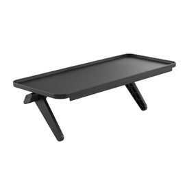 Metronic 451074 TV Mount, Monitor, Decoder Tablet, Top Plate, Multimedia Boxes, Speakers - Easy Installation - Black