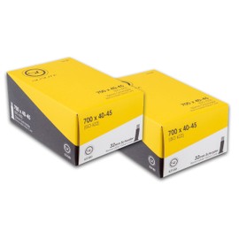 2 Pack - Tube, 700 x 40-45 (27 x 1-3/4) Schrader Valve 32mm, Sunlite