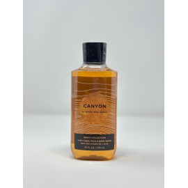 Bath and Body mens 3 in 1 hair face and body wash with vitamin Shower gel (10 fl oz / 295 ml, Canyon)