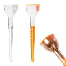 XPEX Pack of 2 Joint Lathes, Turning Aid Joint, Cones Joint, The Turning Aid for Perfect Cones, Cone-Shaped, Joint Sleeves, Lathe Joint (White/Orange Colour)