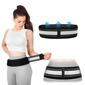 Bohrma 2 Stück Orthogürtel,Ischiasgürtel Iliosakralband Männer Frauen Untere Rücken, Bein und sakrale Nervenschmerzen verursacht durch SI Gelenk Dysfunktion Beschwerdelos Komforten Gürtel Komforten