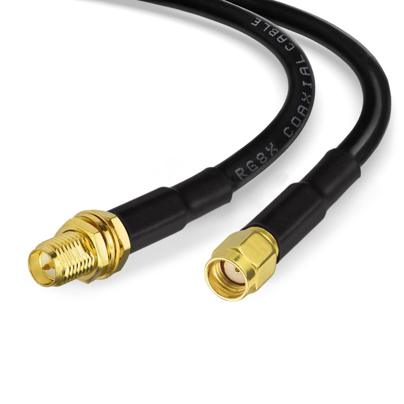 Superbat WiFi Antenna Extension Cable (2-Pack) RP-SMA Male to RP-SMA