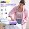 Heat Press Machine for T Shirts, Portable Heat Press 7"X5"