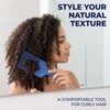 2Pcs Blue Salon-Style Hair Pick and Barber Comb - Pick