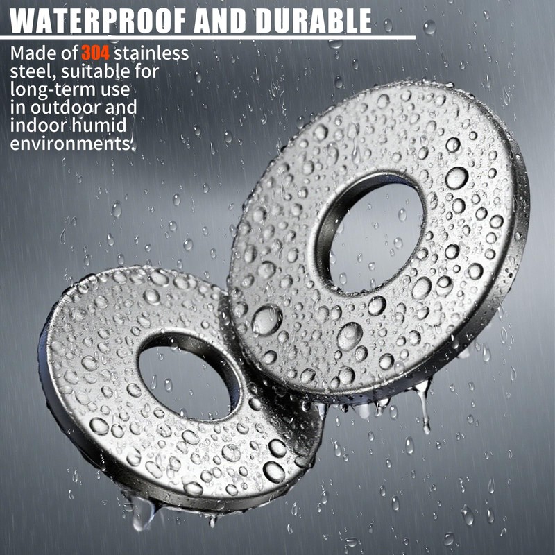 M6 Washers Stainless Steel Pack of 40