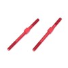 Square SGX-3045R A70-75 Duralumin Turnbuckle M3 x 45mm (Red)
