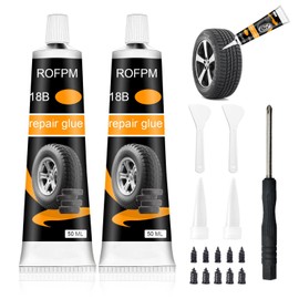 ROFPM 3.52 Oz Tire Repair Glue Rubber Cement Sidewall Tire Repair Kit for Motorcycle, Bike, Car, Off-Road, Truck, Tractor