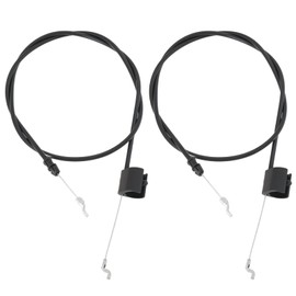LT Easiyl 2pcs Lawn Mower Throttle Cable Engine Control Line 183281 532183281 290699 Compatible with Briggs Stratton Compatible with Poulan Cable Length 1358mm
