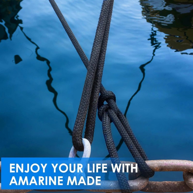 Amarine Made 4 Pack 1/2 Inch 25FT Double Braid Nylon