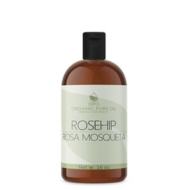 OPO Rosehip Oil - 16 oz - 100% Pure, Unrefined, Cold Pressed, Non-GMO, Vegan Bulk Carrier Oil - Skin, Hair, Nails, Body, Face, Facial Hair - Nourish, Moisturize, Condition Sensitive, Mature, Brittle