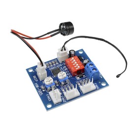 3pcs DC12V 4-Wire PWM Speed Controller Module with Buzzer with NTC 3950