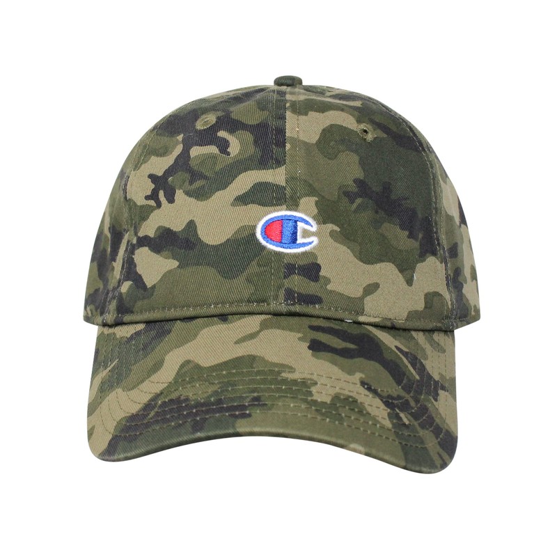 Champion Our Father Dad Adjustable Cap, Olive/Black, One Size