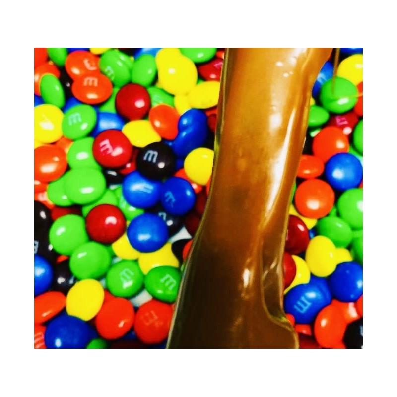 Gourmet Jumbo Caramel Apple (Chocolate Candy Buttons & Milk Chocolate)