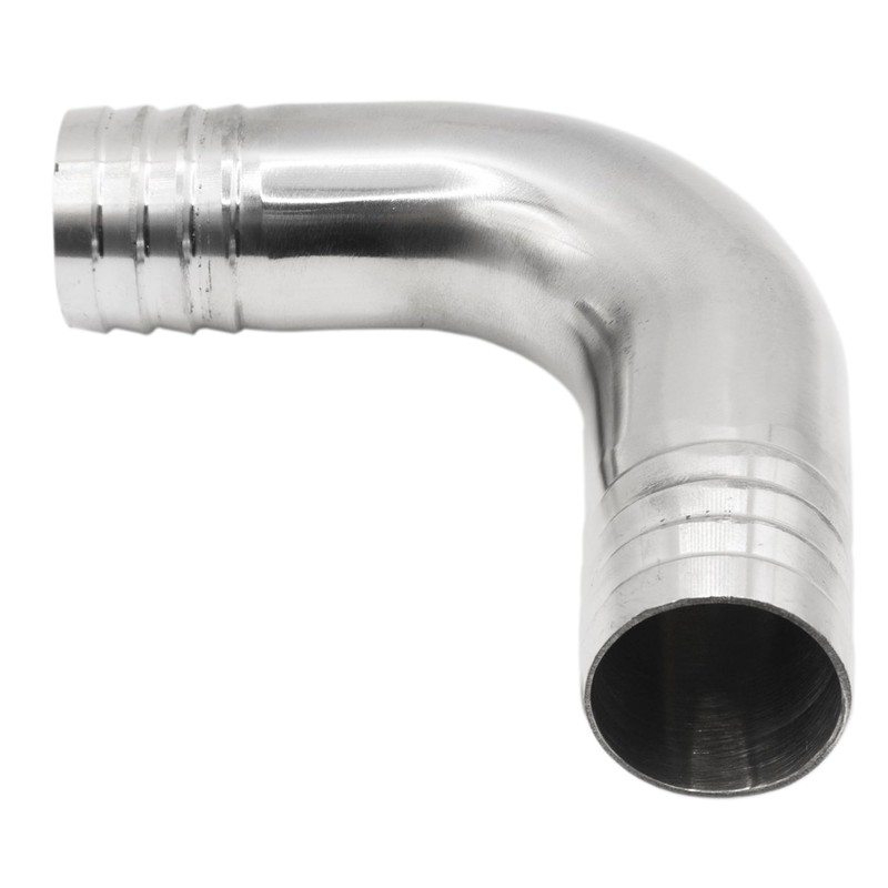 Stainless Steel 304 Sanitary Hose Fitting Barb 90 Degree Elbow