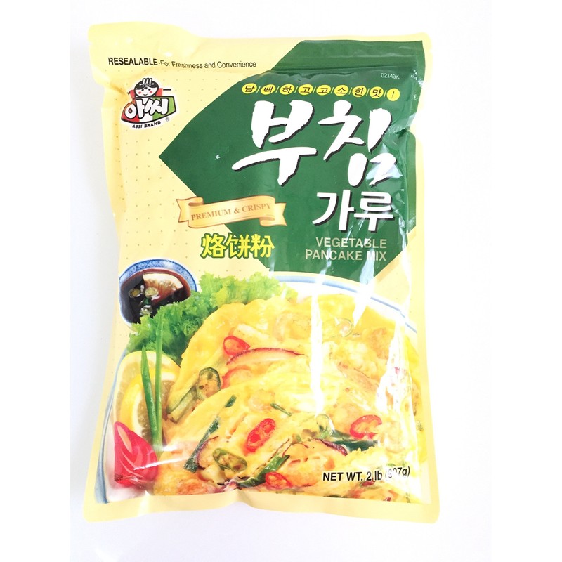 Korean Styled Vegetable Pancake Mix+ Dried Seaweed Combination
