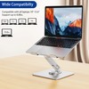 BESIGN LSX7 Laptop Stand with 360° Rotating Base, Ergonomic Adjustable