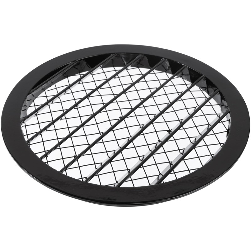 Vent Systems 8" Inch Soffit Vent Cover - Black Round