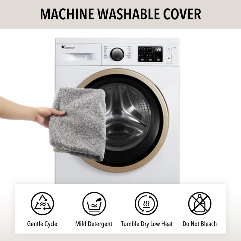 Tromlycs Saddle Stool Cushion Rectangular Bar Stool Seat Cushion Cover