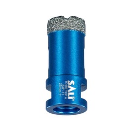 SALI Diamond Core Drill Bits 1 Inch (25mm) Tile Hole Saws Vacuum Brazed Hole Saw with 5/8-11 Thread for Glass Ceramic Porcelain Tiles Marble Brick Granite Quartz Fit Angle Grinders Drills