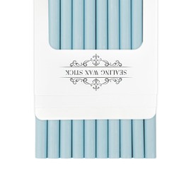 Mceal Glue Sealing Wax Rods, Sealing Wax Sticks for Wax Seal Stamp, 10pcs Sky Blue