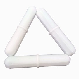 Barra de agitador magnético PTFE para batidor (9 x 45 mm, con forma de anillo, 10 unidades)