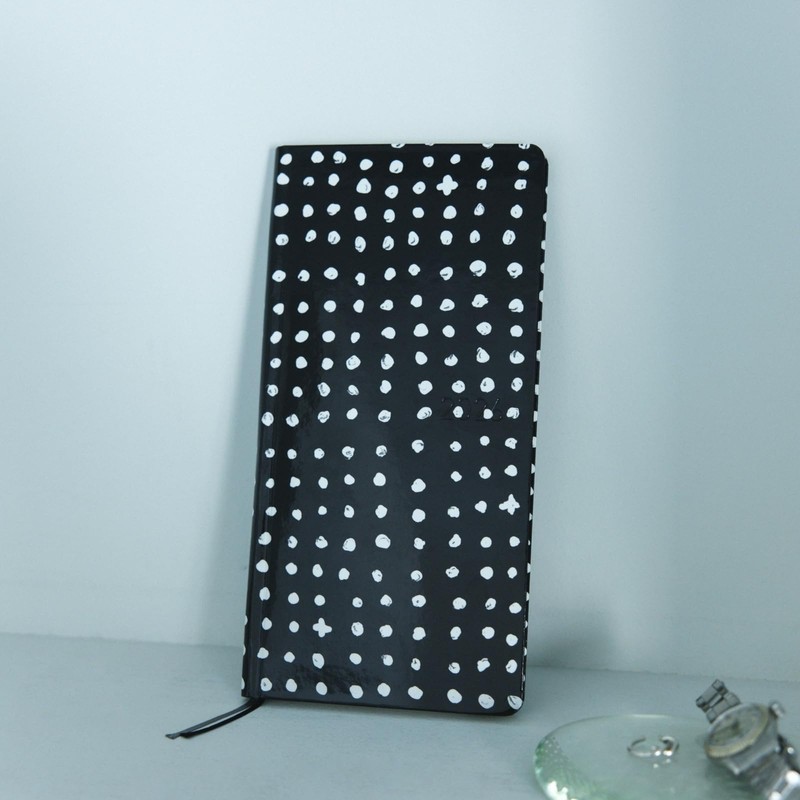 ほぼ日手帳 2026 weeks 松林誠/dot 4月始まり 週間手帳 週間レフト スリム縦長