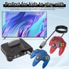 Suifaqi 2025 New 2x Replacement for Classic Wired N64 Controller,
