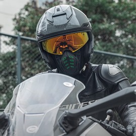 ROCKBROS Neck Warmer, For Winter, Balaclava, Balaclava, Windproof, Cold Protection, No Stifling, Face Mask, For Road Bikes, Bicycles, Sports, Skiing, Men's