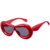 Cyxus 1134 Women's Sunglasses, UV Protection, Cute, Lightweight Design, For Fishing, Driving, Climbing, Travel, Sports, Stylish, 03-red