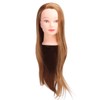 Hair Mannequin Head Hairdressing Styling Training Braiding Practice Doll Head