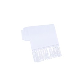 S.H. Churchill & Co. Men's Formal Satin Scarf (White)