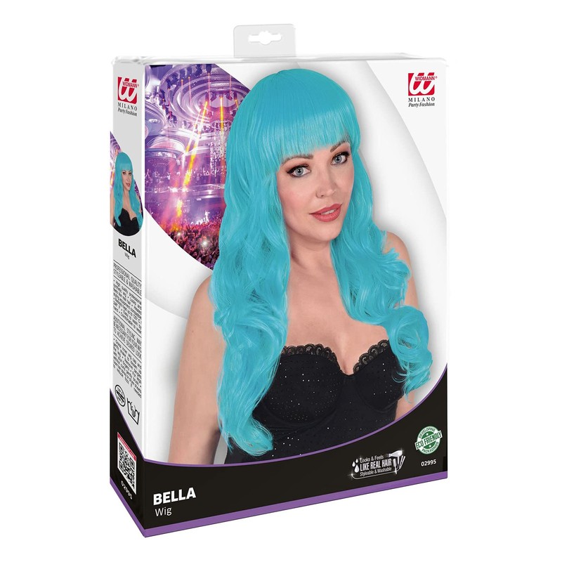 Widmann S.R.L. Women's Azure Blue Wig