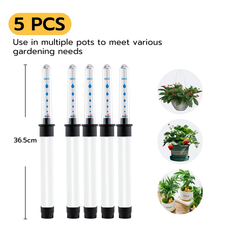 Mcbazel Water Level Indicator Plants Hydroponics Watering Indicator Plants for