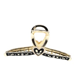 FOMIYES Diamond Heart Claw Clip Hair Clips for Women Metal Crystal Rhinestone Elegant Vintage Style for Special Occasions