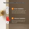 Magnetic Door Catch 10 Pack -Ultra Thin Magnets with Adhesive