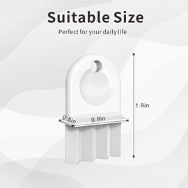 Luxmool Paper Towel Dispenser Key and 5 Meta Rings, Toilet Paper Dispenser Key Universal Replacement for Paper Towel and Toilet Paper Dispensers 5pcs