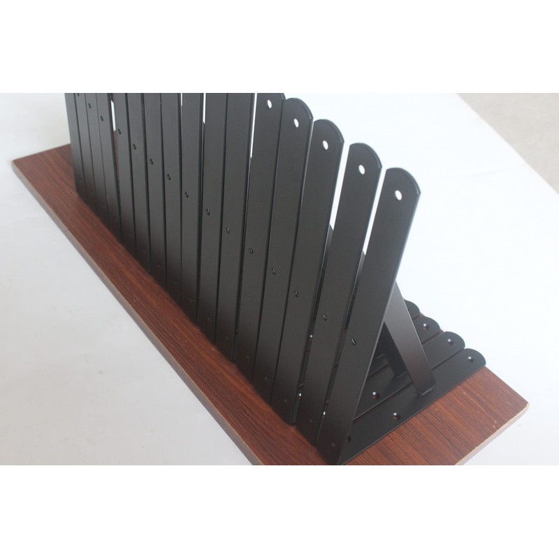 20 Pack L11" x H 8" Black Heavy Duty Shelf